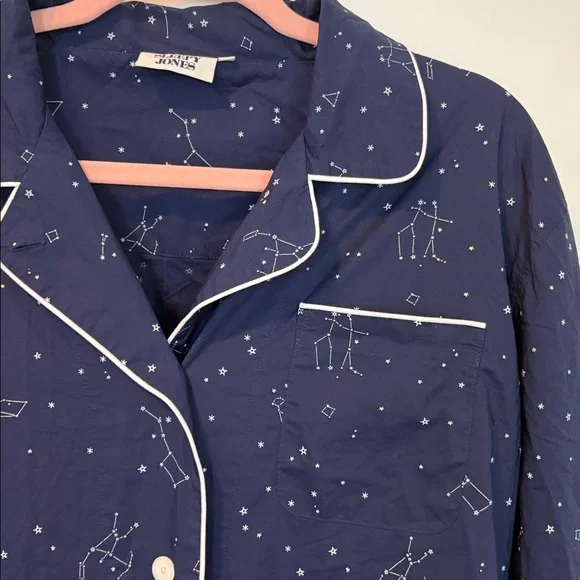 Sleepy Jones Constellation Marina Pajama Top, Size XL - Picture 4 of 6